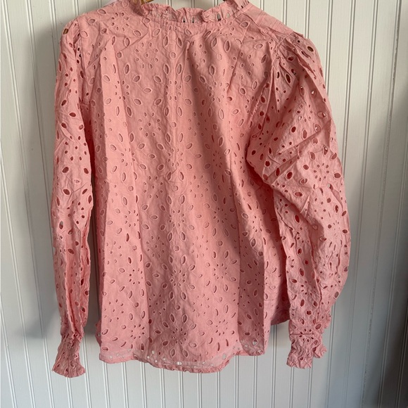 Pink Eyelet Top Size Small - Picture 4 of 5